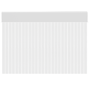 Cortina para puertas de PVC pastel transparente / 90 x 210
