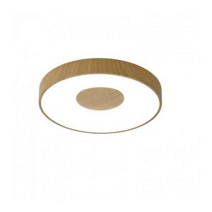 Mantra plafón LED coin regulable en madera con mando y app – 3 tamaños |