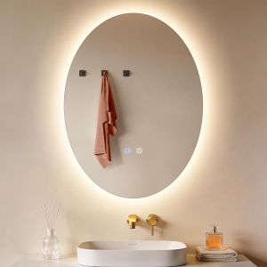 Nettlife espejos de baño transparente 60x3