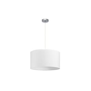 CoLGante dori 1xE27 niquel/blanco regx45x45 cm