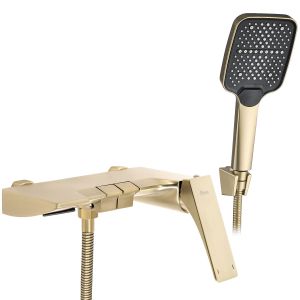 Rea grifo de bañera premium joe brush gold, 15,5x8x12 cm
