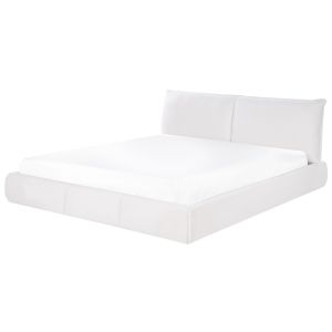 Cama bouclé vinay 180 x 200 cm blanco