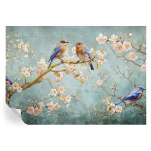 Murales autoadhesivos aves de primavera 208x146 tulup