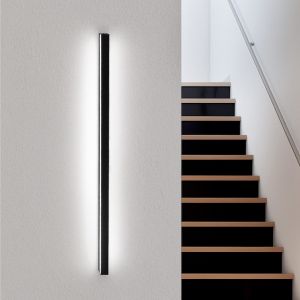 Nettlife aplique pared LED negro 2.5x4
