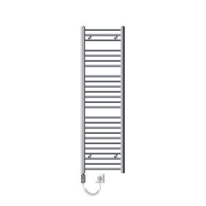 Radiador de baño eléctrico 1200w 400x1500 mm cromado