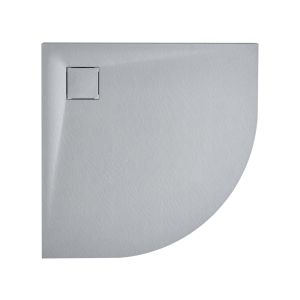Plato de ducha paron 90 x 90 x 3 cm gris