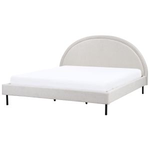 Cama tela margut 180 x 200 cm gris claro