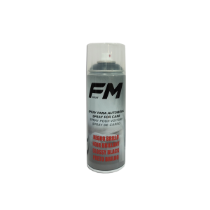Spray acrilico auto negro brillante 9005 fm 400 ml