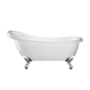 Bañera con patas richmond  171 cm patas águila cromadas