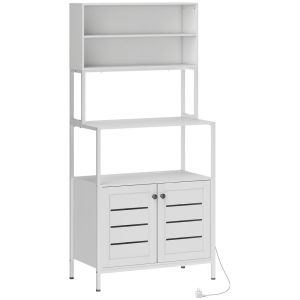 Estantería de cocina 80x42x171 cm color blanco Homcom, hogar - cocina