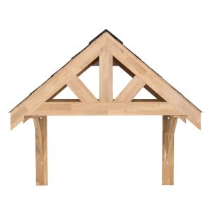 Kit de marquesina de entrada de roble macizo – 125 cm