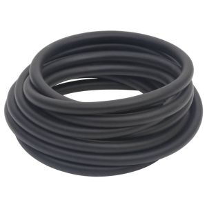 vidaXL manguera de aire híbrida caucho y PVC negro 15 mm 2 m