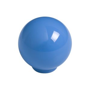 Tirador bola abs 24mm azul brillo lote de 75