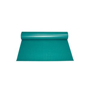 Rollo: 1x10 metros | verde | pavimento de círculos | suelo de caucho | col