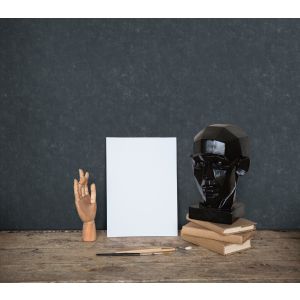 Papel pintado tnt liso con efecto terciopelo negro