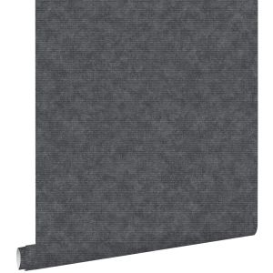 Estahome papel pintado liso negro 53 cm x 10.05 m