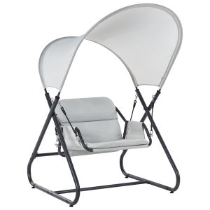 Columpio solagna metal gris claro