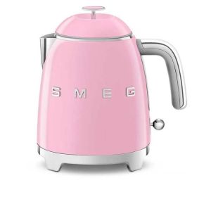 Hervidor eléctrico - smeg - klf05pkeu - 0.8l - rosa - interior de acero ino