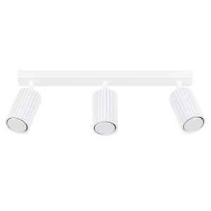 Lámpara de techo karbon 3 blanco aluminio 45x16.5x6.5cm