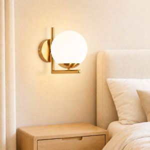 Nettlife aplique pared E27 dorado 22x20