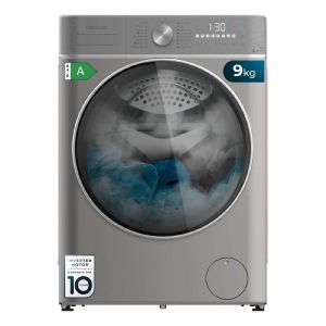 Cecotec lavadora 9kg de carga frontal bolero dresscode 9800 inverter steel