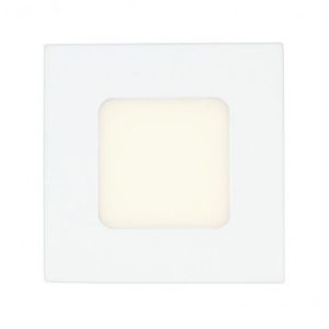 Downlight cuadrado - fab a08780301b - aluminio blanco - 3w LED - 168 lúmene