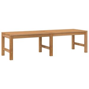 vidaXL banco de jardín de madera maciza de teca 150 cm