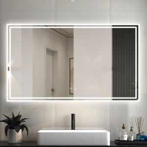 Espejo de baño LED 120×70cm＋bluetooth＋antivaho