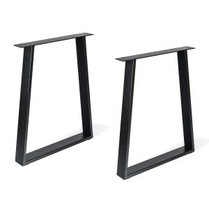 Pata de mesa rei 916 | 580x80x712 mm | negro poro | 2 uds. | acero