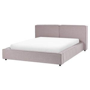 Cama tela linards 160 x 200 cm gris pardo