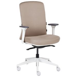 Silla de oficina kamilon tela gris pardo