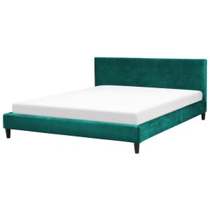 Cama terciopelo fitou 180 x 200 cm verde oscuro