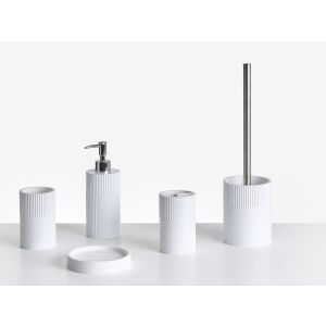 Conjunto de 5 accesorios de baño sepahua blanco