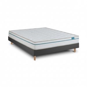 Conjunto leafsleep cloud one - somier y colchón viscoelástico 200x120 cm