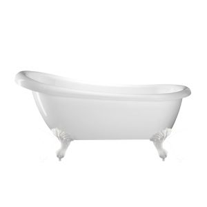 Bañera con patas richmond  171 cm patas águila blancas