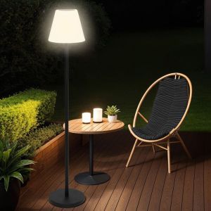 Farola solar LED - multicolor - ajustable 57-150 cm
