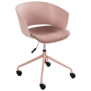 Silla de oficina gleeful tela rosa