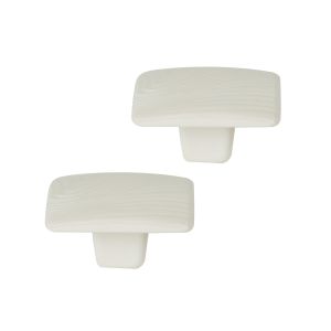 Pomo para mueble rei e719 | 37x37x19 mm | crema | 2 uds. | zamak