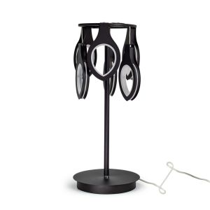 Lámpara de sobremesa LED hoop 2  azabak - 48 w - negro - metal - LED
