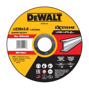 Dewalt dx7987-ae - disco de corte concavo para metal 230 x 3 x 22.23mm