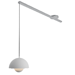 Lightswing® single - acero inoxidable 90 cm - para una lámpara coLGante​​.