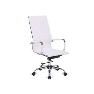 Silla de oficina giratoria y elevable ergonómica parís alta