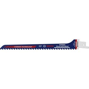 Hoja de sierra de sable de carburo expert para madera y metal s715lhm 190 m