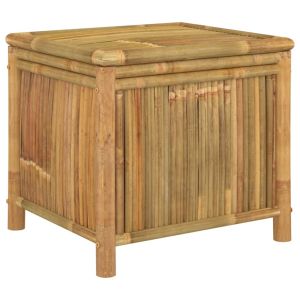 vidaXL caja de almacenaje de jardín bambú 60x52x55 cm
