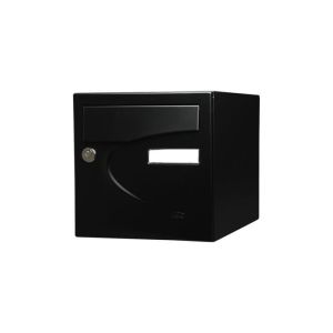 Buzón de preferencia 1 puerta negro mate 9005 - renz