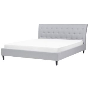 Cama tela saverne 180 x 200 cm gris claro