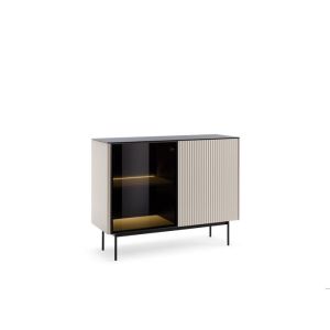Aparador contemporáneo - cachemira - 2 puertas - 107 x 39 x 84 cm