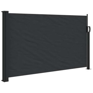vidaXL toldo lateral retráctil negro 117x300 cm