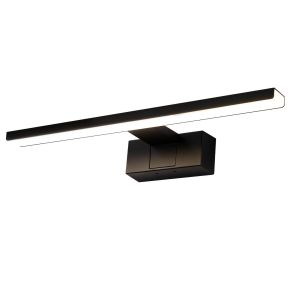 Nettlife aplique para baño negra LED 60x5