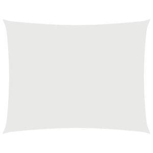 vidaXL toldo de vela rectangular tela oxford blanco 3,5x4,5 m